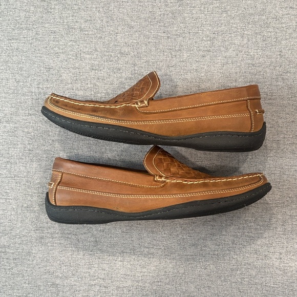 Johnston & Murphy Locklin Woven Venetian Leather Slip-On Loafers main image 11